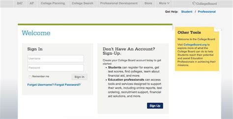 collegevind|college board login.